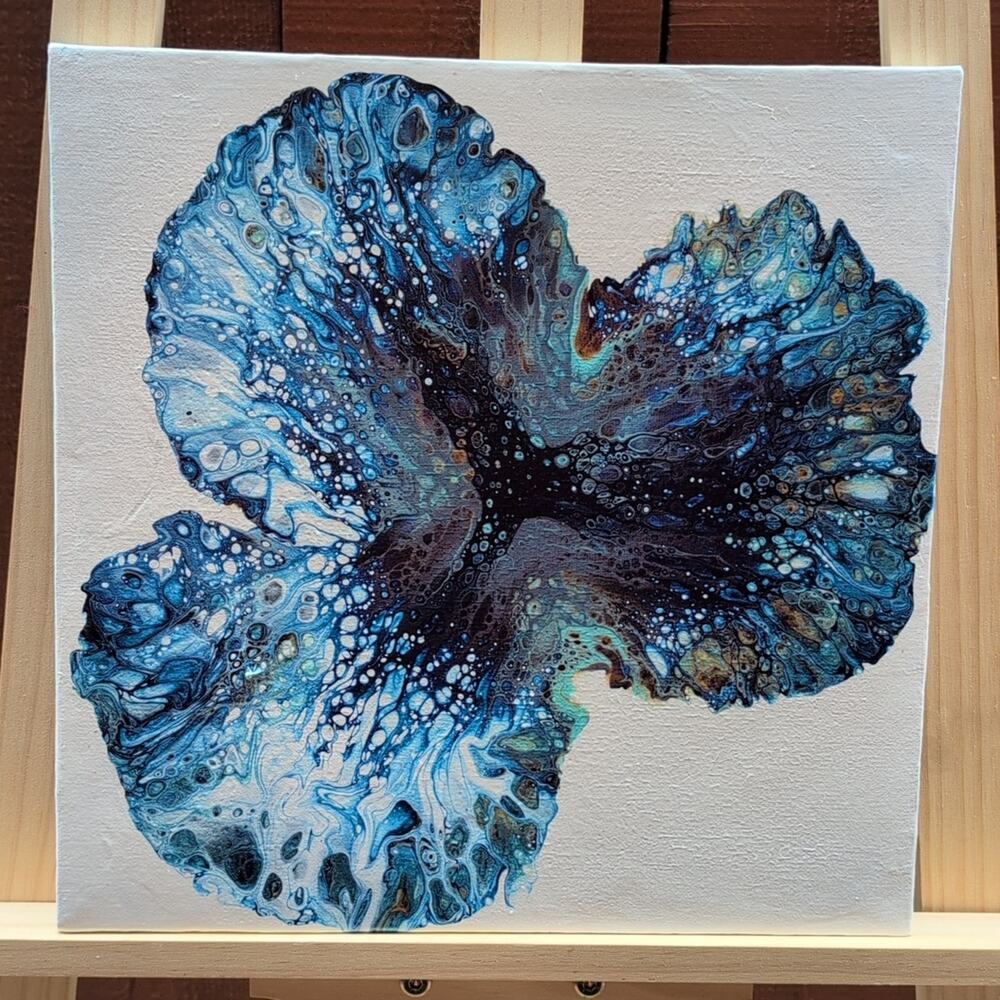 Original Handmade Acrylic Painting Abstract Canvas Art 12×12